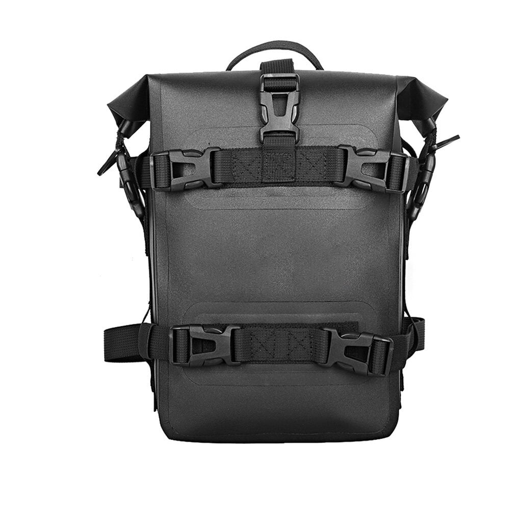 hefilesy Motorcycle Bumper Seat Side Bar Bag Universal Capacity Anti-skid Multifunctional Luggage Travel Backpack Accessories