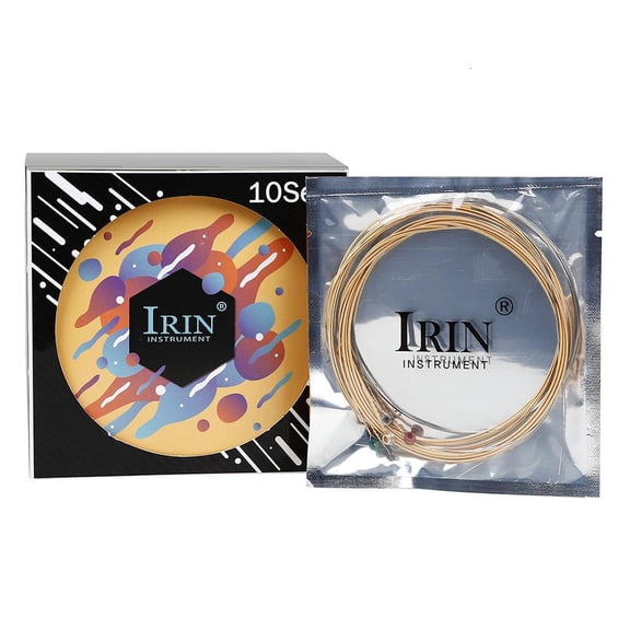 hejhncii 10 Sets A650 Acoustic Guitar Strings Hexagonal Core Phosphor Bronze Stainless Steel Guitar Strings