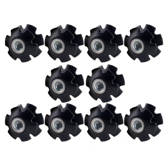 hejhncii 10Pcs Mountain Bike Fangled Nut Front Fork Mount Cores Fastening Bolts