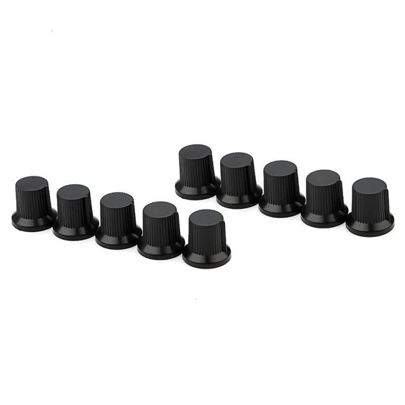 hejhncii 10Pcs Plastic Potentiometer Control Knob Guitar Volumes Control Knob Enduring