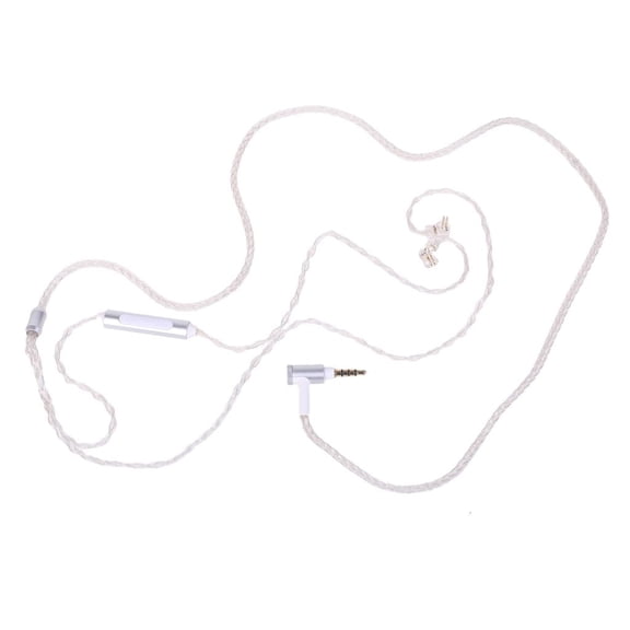 hejhncii 110cm/3.60ft 3.5mm Earphone Cable QDC Connectors AUX Cord Connection Wire