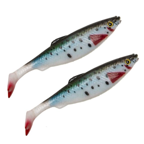 hejhncii 2Pcs Fishing Lures Soft Loach Soft Fishing Lures Simulation Loach Soft Baits Soft Swimming Lures Slow Sinking Lures