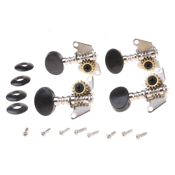 hejhncii 2R 2L Tuning Pegs Machine for Head Tuners for 4 String Ukulele Guitar Accessorie