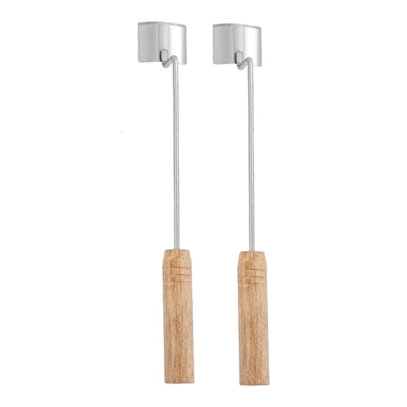 hejhncii 2pcs Kernel Remover Corn Scrapers for Indoor Outdoor Stainless Steel Tool