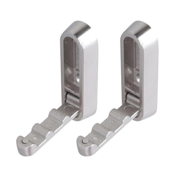hejhncii 2pcs Multipurpose Folding Wall Hooks for Coats Towels and Accessories Hat Hook
