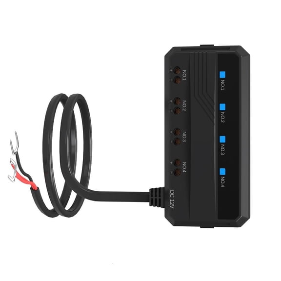 hejhncii 4 Circuit 20A Fuse Block Holder For 12V Motorcycle Car Automotive Vehicles Quick