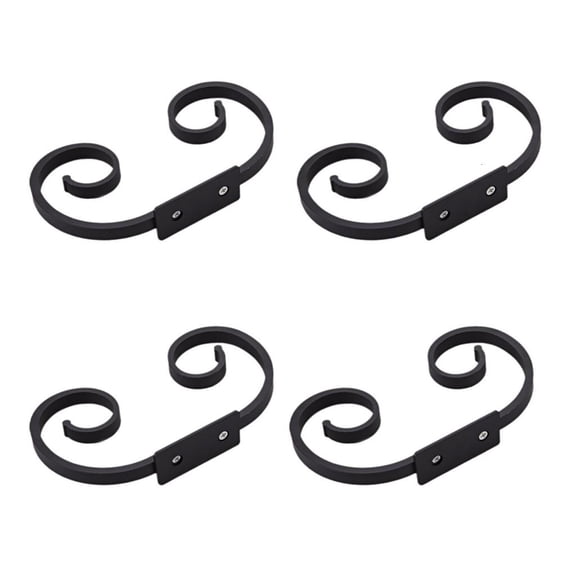 hejhncii 4Pcs Wine Glasses Holder Wall Mounted Metal Hanging Racks for Kitchen Storage