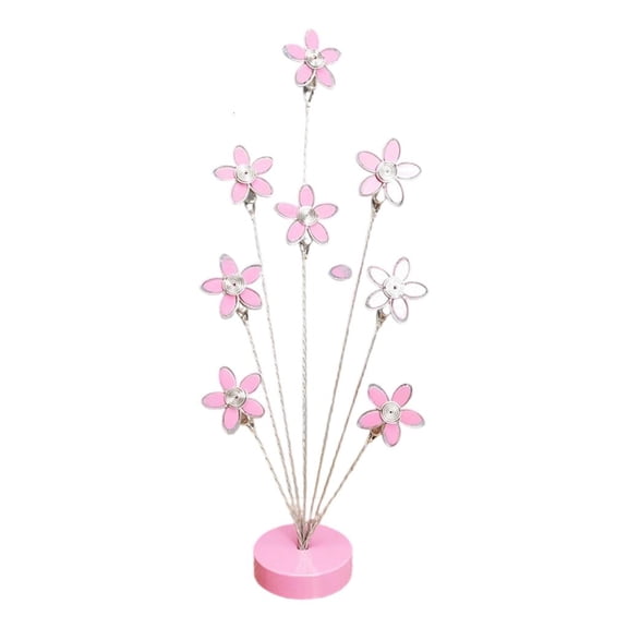 hejhncii 8 Branch Photo Display Clip Metal Flower Theme Photo Tree Home Decors Art Piece