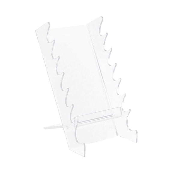 hejhncii Acrylic Pen Display Rack Clear Storage Stand for Makeup Brushes and Art Tools