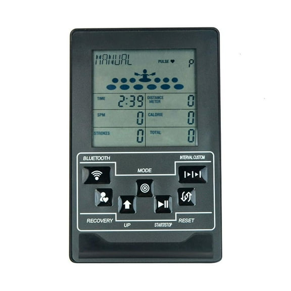 hejhncii Adjustable Indoor Rowing Machine Odometer with Real Time Speed Distance Calorie Tracking Plastic Texture for Gym