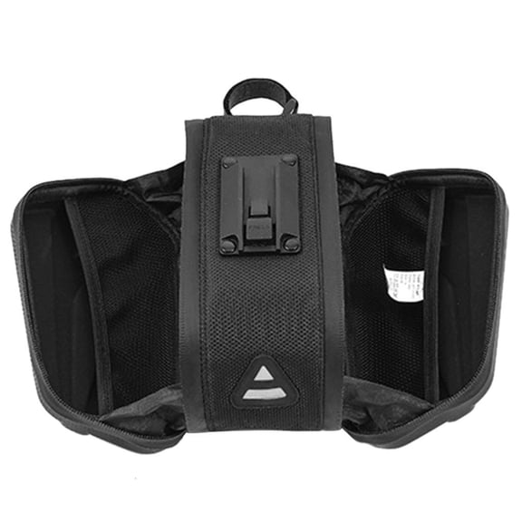 hejhncii Bike Saddle Bag Hard Shells Bike Seat Bag Waterproof Bicycles Saddle Bags Rear Rack Saddle Pouch with Reflective Strips