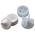 thumbnail image 1 of hejhncii Candle Cup Molds Storage Box Silicone Molds Jewelry Box Molds Epoxy Resin Molds Handmade Striped Candle Jar Molds, 1 of 9