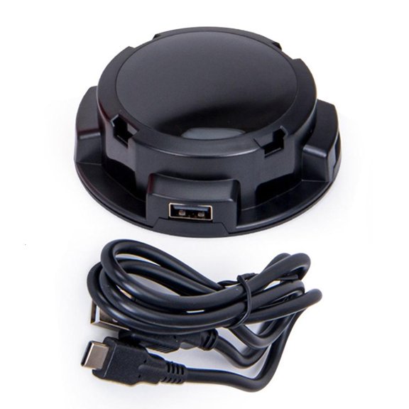 hejhncii Charging Station for Controller Round Charger Dock Stand Charging Cradle Charging 4 Controller Simultaneously
