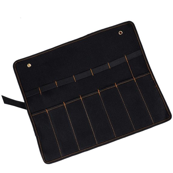 hejhncii Chisel Carrying Case Organizer Canvas Wrench Pouch For Cutter Hammer Gouges Carpenter Pocket Tool Roll Holder