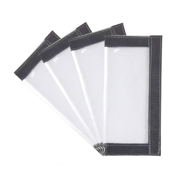 hejhncii Clear PVC Baits Cover, Fishing Baits Cover Easily See Baits Fishing Hook Cover