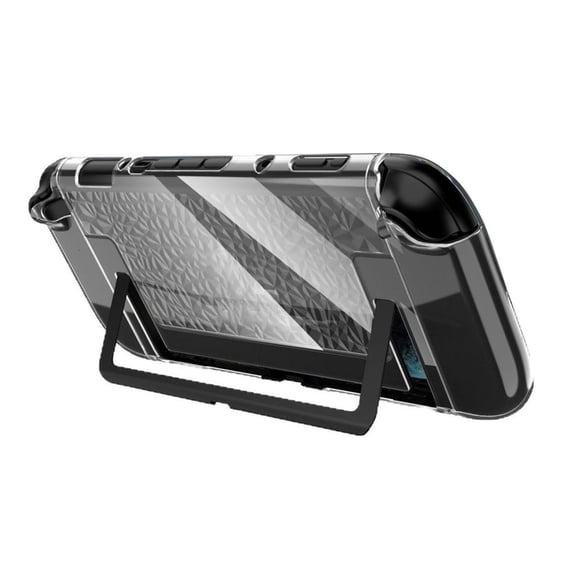 hejhncii Clear Protective Case Housing Shell for Console with Detachable Split Design and Unique Texture