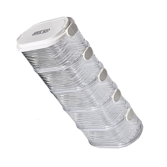 hejhncii Clear Space Saving Food Storage Jars Convenient for Kitchen Organization