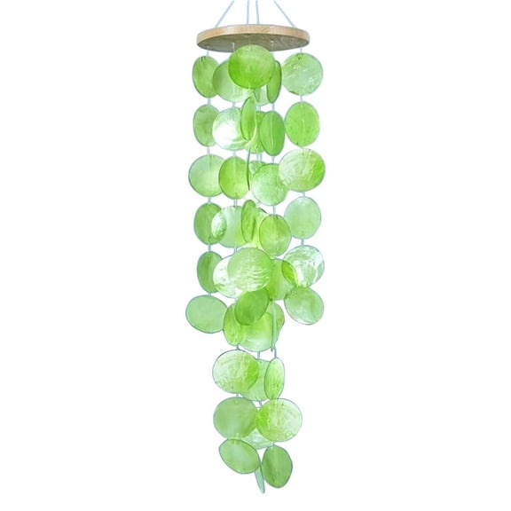 hejhncii Coastal Type Windchime Capiz Shells Wind Chimes for Outdoor Garden Hanging