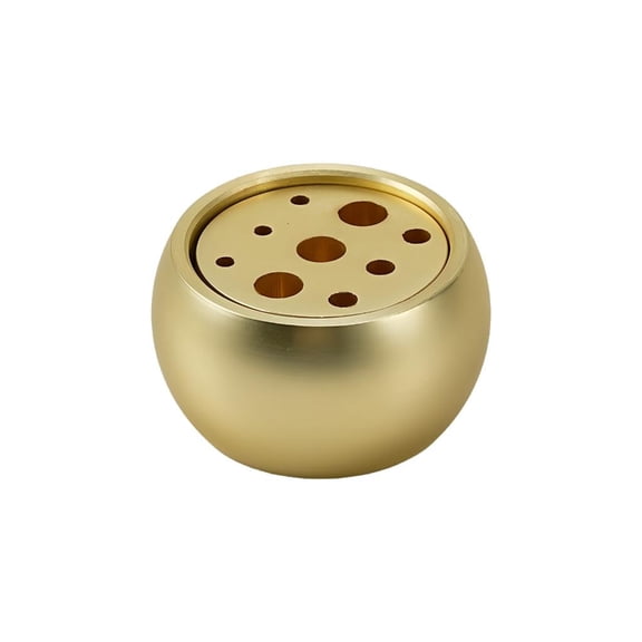 hejhncii Cone Incenses Holder Coppers Incenses Burners Holder with 9 Different Size Holes