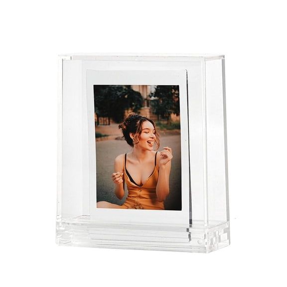 hejhncii Contemporary Clear Acrylic Square Picture Frame Perfect for 3 inch/SQ Photos