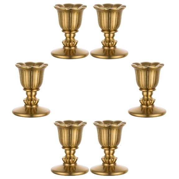 hejhncii Copper Gold Candlestick Holders Taper Candle Holders Decorative Candle Stand for Table Centerpieces Wedding,Home Decors