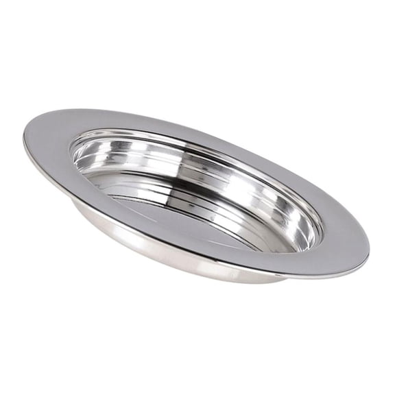 hejhncii Corrosions Resistant Communion Plate Multipurpose Holy Bread Tray Platter For Church Sacraments And Pastry Serving