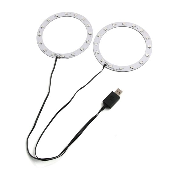 hejhncii Decorative Light Rings For Consoles With Voice Control&Dynamic Lighting Effects