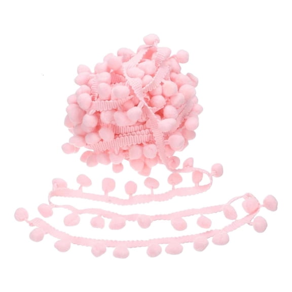 hejhncii Decorative Pompoms Fabric Edging Small Plush Ball Decoration For Sewing Projects