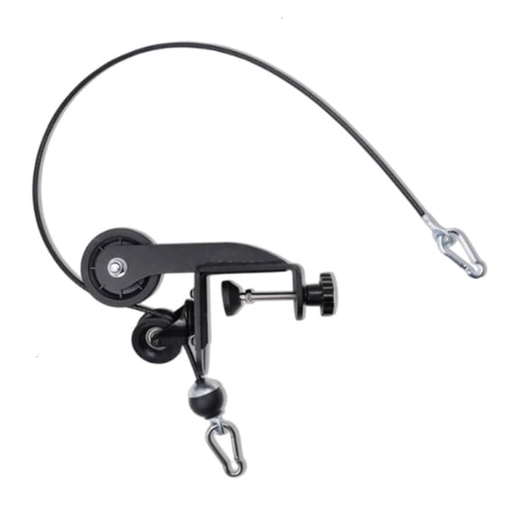 hejhncii Desktop Arm Trainer for Office Worker Forearm Wrist Roller Fitness Exerciser with Pulley Construction Steel Cable Rope