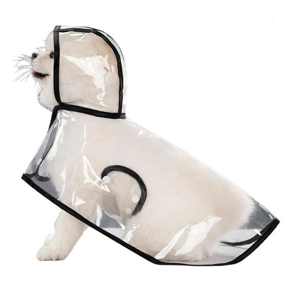 hejhncii Dog Waterproof Raincoats Ponchos Hoodies 5 Size Lightweight Rainwear