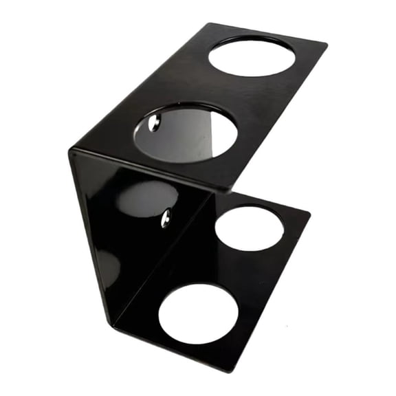 hejhncii Double Vertical Barbell Holder Weight Bar Holder Wall Mount Barbell Storage Rack