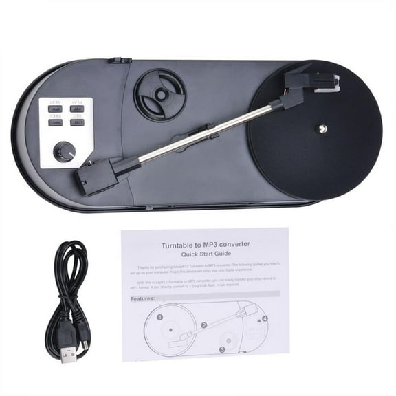 hejhncii EZCAP613P Record to MP3 Converter with USB Integrated Speaker System