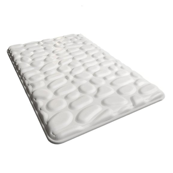 hejhncii Easy Clean Bath Mats with Quick Absorbing Cooling Fibers for Safe Use in Moists
