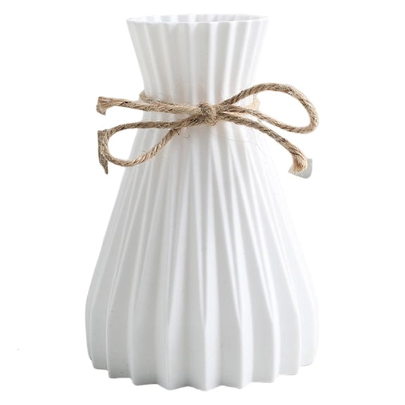 hejhncii Elegant Twine Rope Plastic Flower Holder Twine Like Design Perfect For Minimalis