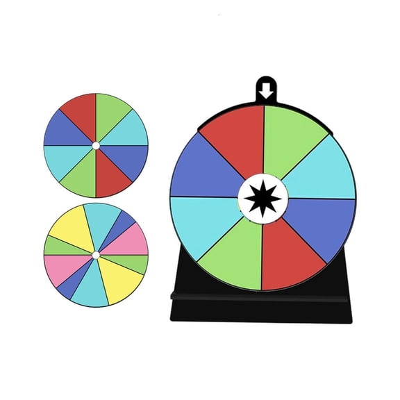 hejhncii Erasable Spin Wheel Board Party Game Spinner Prize Wheel Party Game Spinner