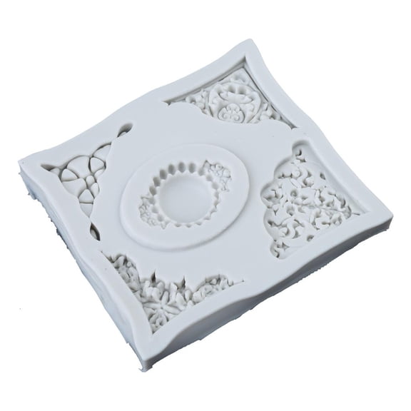 hejhncii European Lace Embossed Silicone Molds Baking Mould Bakeware Cake Decorating Tool