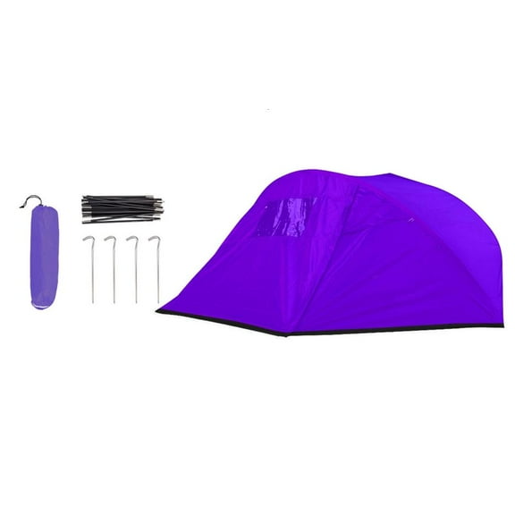 hejhncii Family Camping Tent for Mountaineering Backpacking Travel Watertight Family Tent Light Weight Awning Family Camp Tent