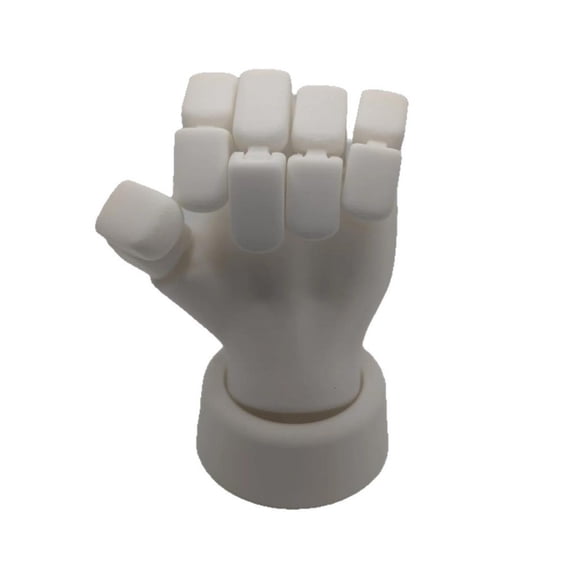 hejhncii Flexible Posable Joints Hand Model Moveable Fingers Manikin Hand Figure Ornament