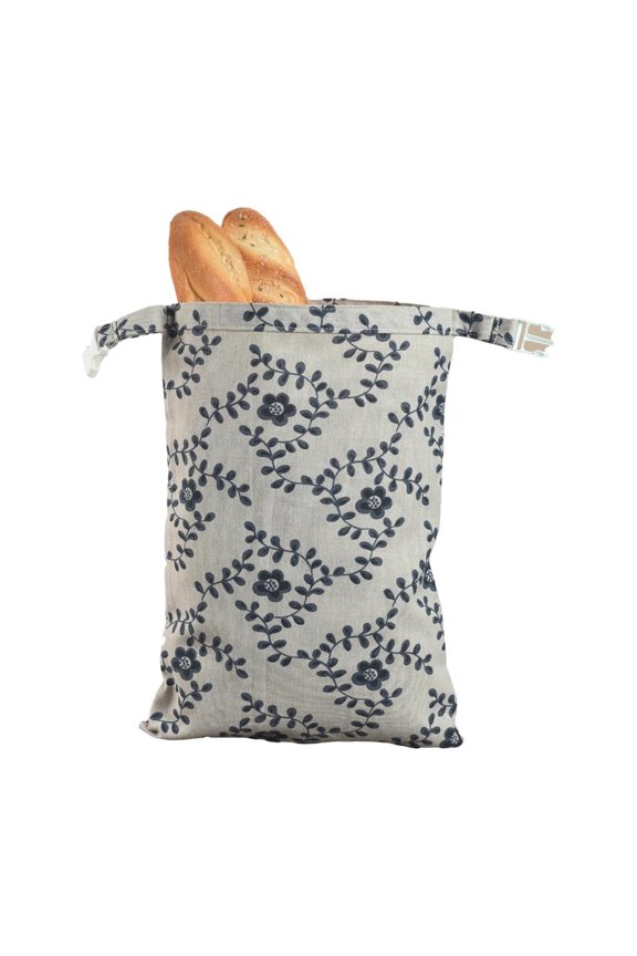 Food Storage Bags - Reusable Double Layer Bread & Produce Bags for Refrigerator, Freezer, Lunch Box (1 Pack)