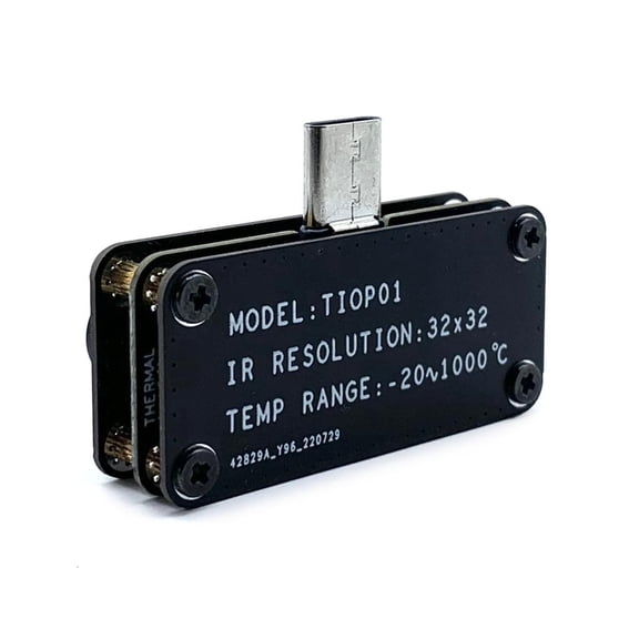 hejhncii Handy Smartphone Thermal Imaging Device Versatile Temperature Scanner for Mobile