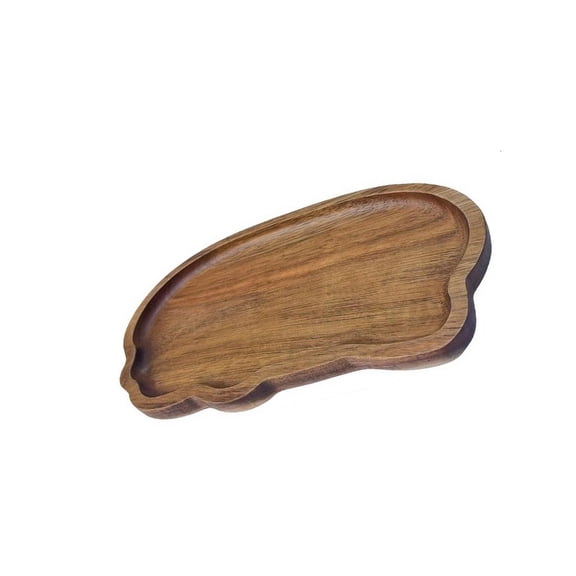 hejhncii Heatproof Wooden Cloud Tray Handcrafted Serving Pallet For Dining Table Decors