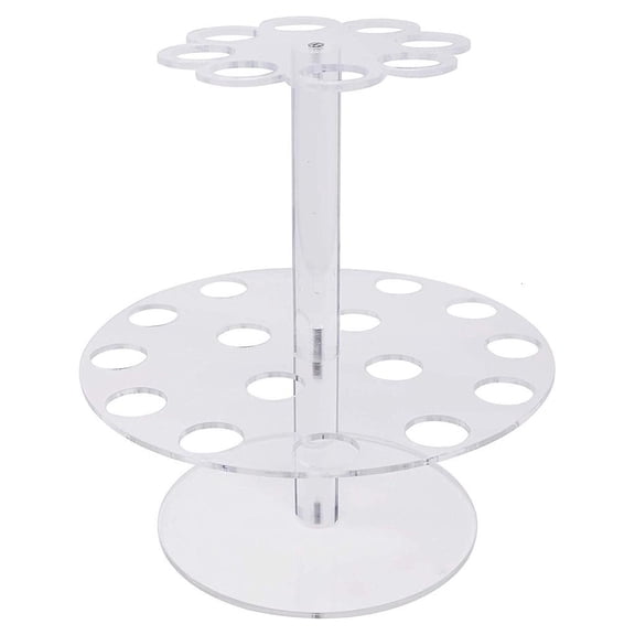 hejhncii Ice Cream Cone Holder Acrylic Waffle Cone Organization Cupcake Dessert Pudding