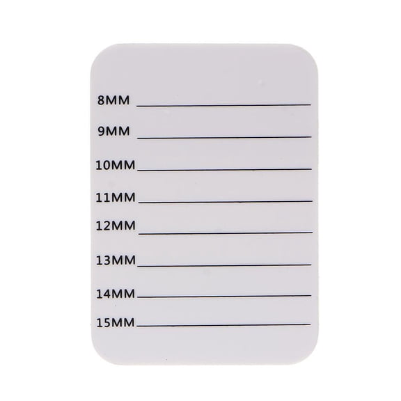hejhncii Individual Eyelash Extension Hand Plate Holder Lash Tray Strip Palette 14mm 15mm