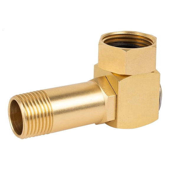 hejhncii Industrial Grade Garden Hose Connector Brass Garden Hose Adapter Easy Connection
