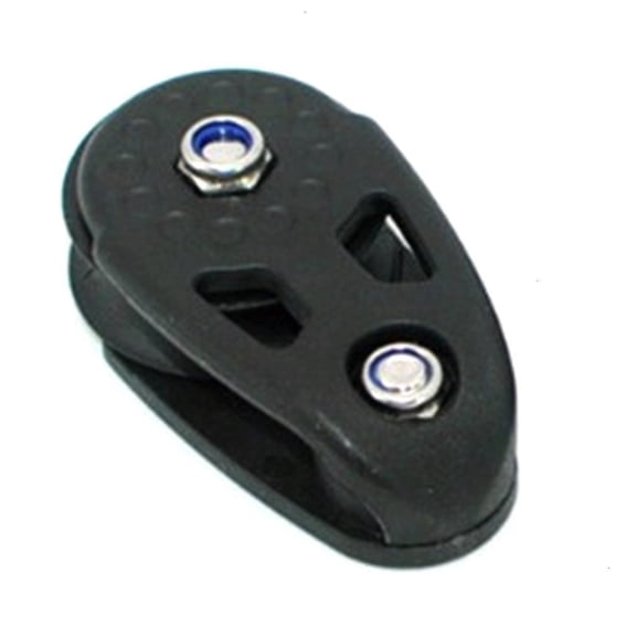 hejhncii Kayak Pulley Plastic Single Sheave Block Slide Rail Anchors Trolley Sheave