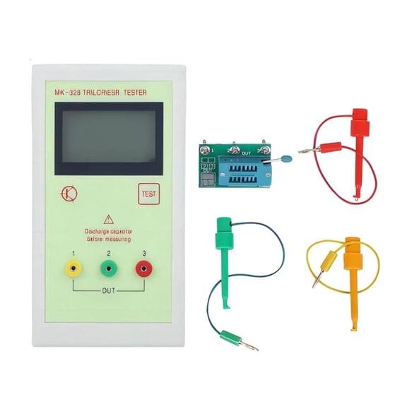 hejhncii LCD Display Transistors Tester Diode Triode Capacitor Resistor Test Meter Gauges