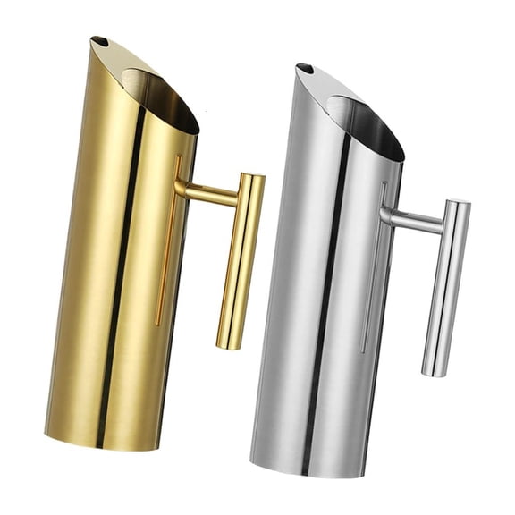 hejhncii Modern Nonrust Steel Water Dispenser Pitcher Leak proof Spouts High Capacity Container Easy To Clean For Kitchen Essential