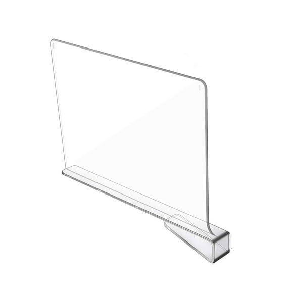 hejhncii Multifunction Transparent No-Slip Acrylic Shelf Dividers for Storage Box Shelves