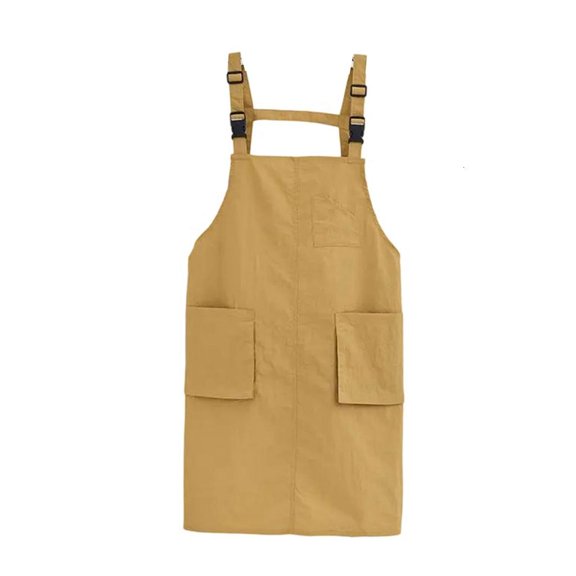 hejhncii Multipurpose Waterproof Apron with Pockets for Kitchen Garden Barber and Pottery