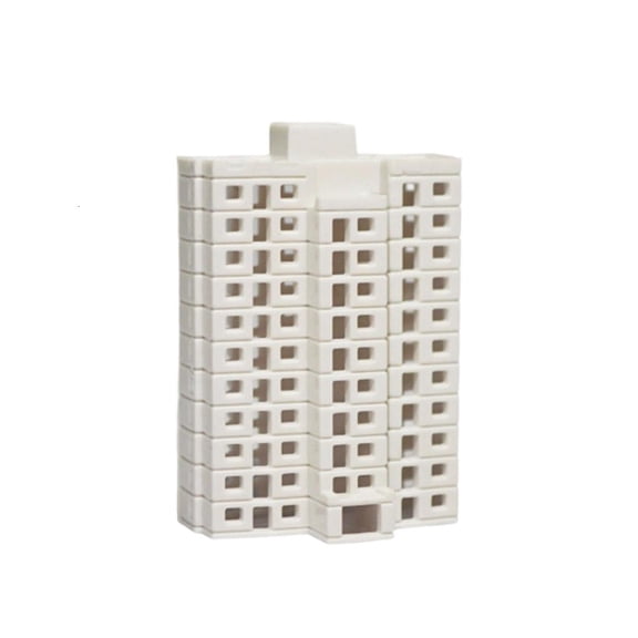 hejhncii N Scale 1:500 Mansion Assembled Model Miniature Architectural Building Model